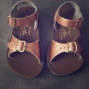 Rose Gold toddler sandals